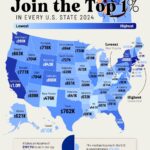 Map of minimum wage by state 2024