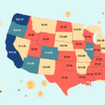 Minimum wage 2025 by state chart
