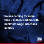 Minimum wage increases in 2025 by state