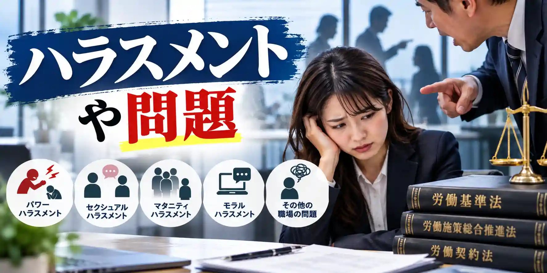 ハラスメントや問題